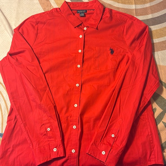 ✨ [US Polo Assn.] Red Button Down - Picture 2 of 6